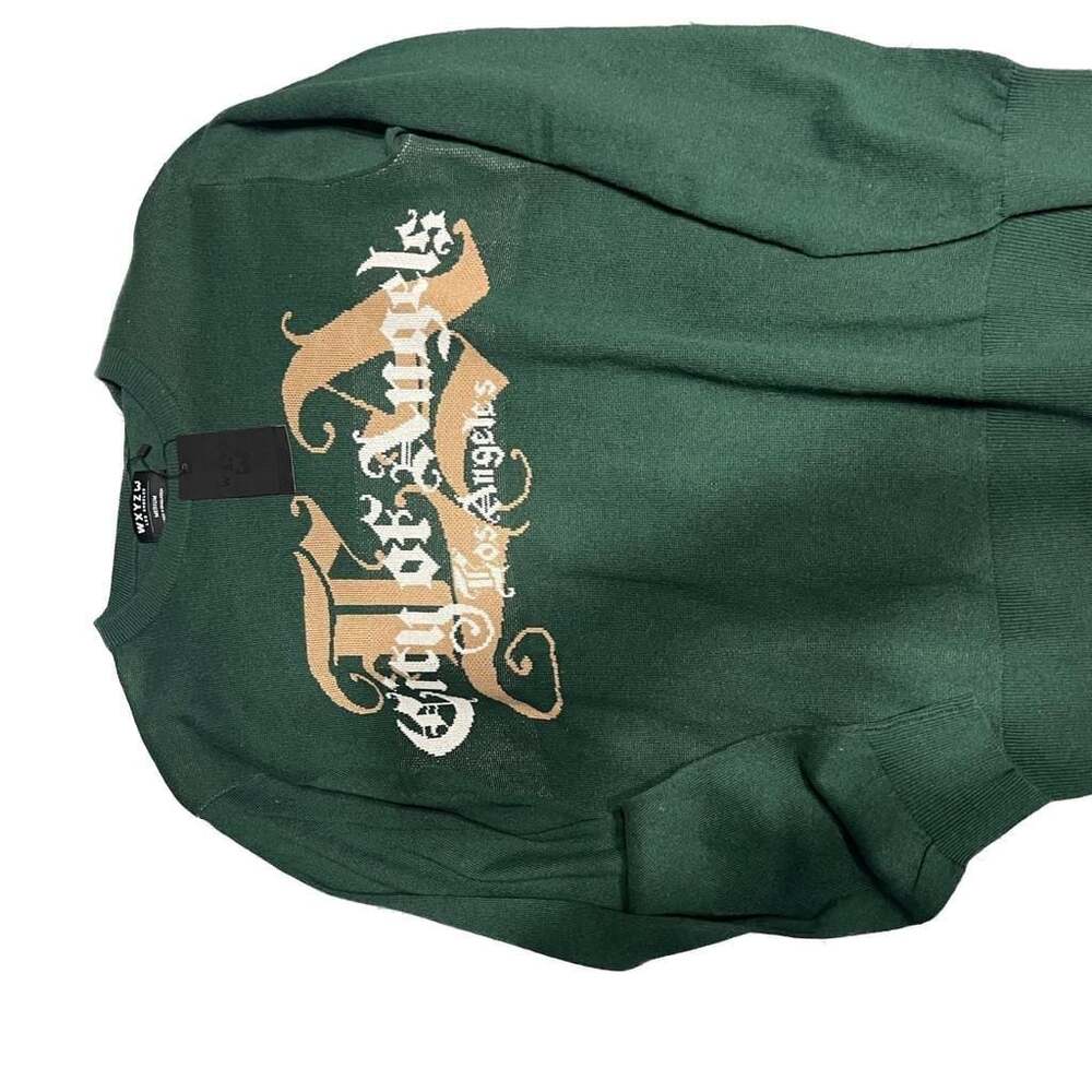 Wxyz green sweater long sleeve
